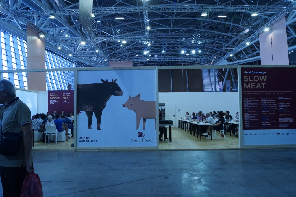 Meat Education Center: Conference on the left, taste education on the right