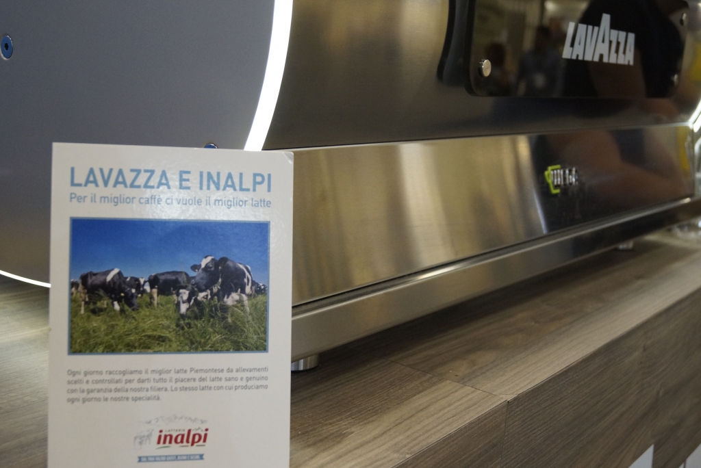 Sponsor Lavazza had coffee stations