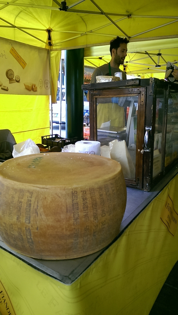 Grana Piemonte at Mercato Campagna Amica, Turin