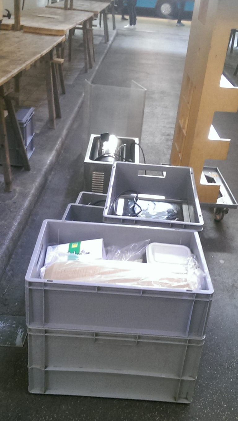 Loading in ingredients for Street Food Thursday